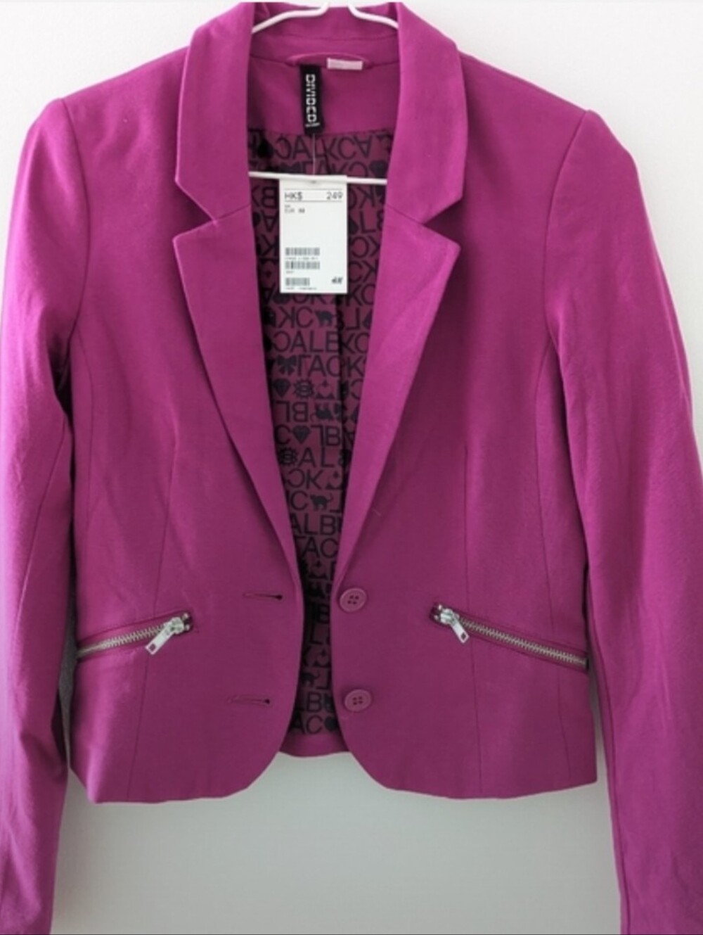 BNWT H&M Divided Barbie Pink Jacket XS🩷
